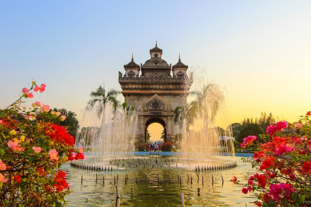 Why This Cheap And Underrated Southeast Asian Country Is Surging BookingTravels the patuxai gate in vientiane laos